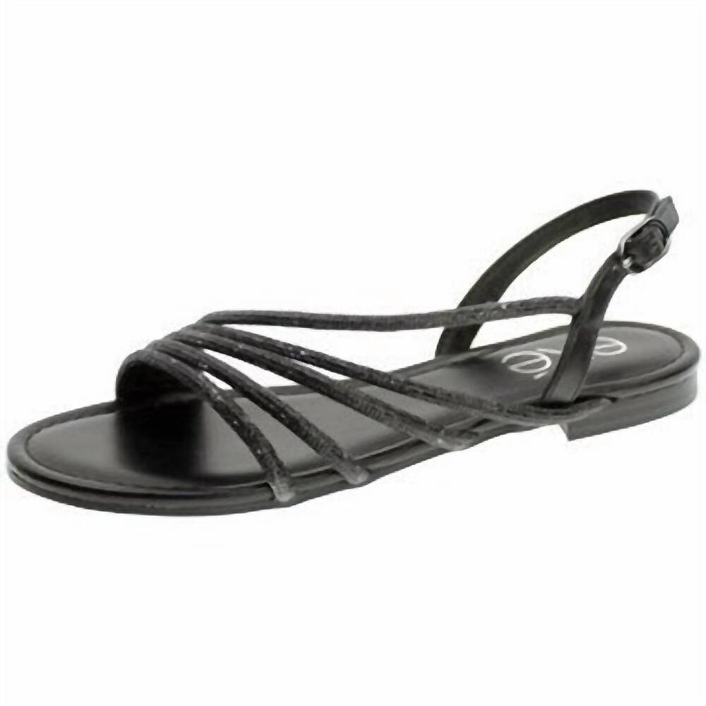 NEW EXE women's loris 086 flat sandal in black